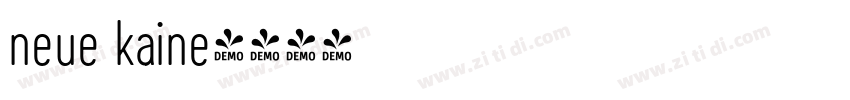 neue kaine字体转换